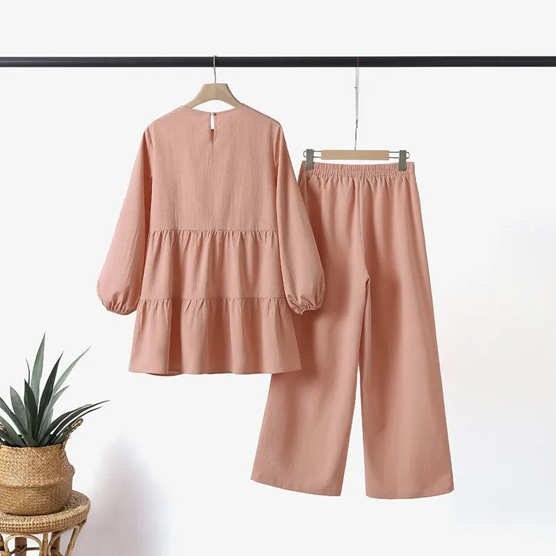 2 Piece Set Blouse & Pants YASIRA