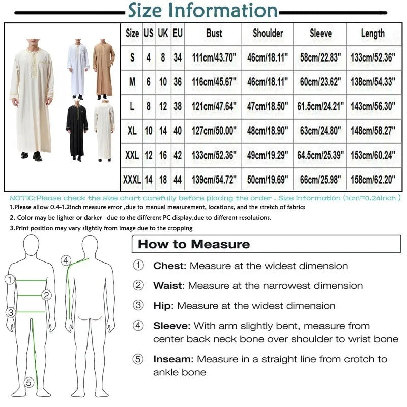 Men's Thobes SHUKR