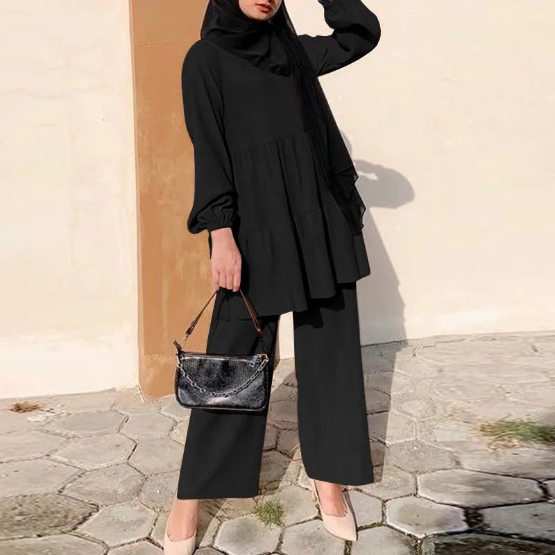 2 Piece Set Blouse & Pants YASIRA