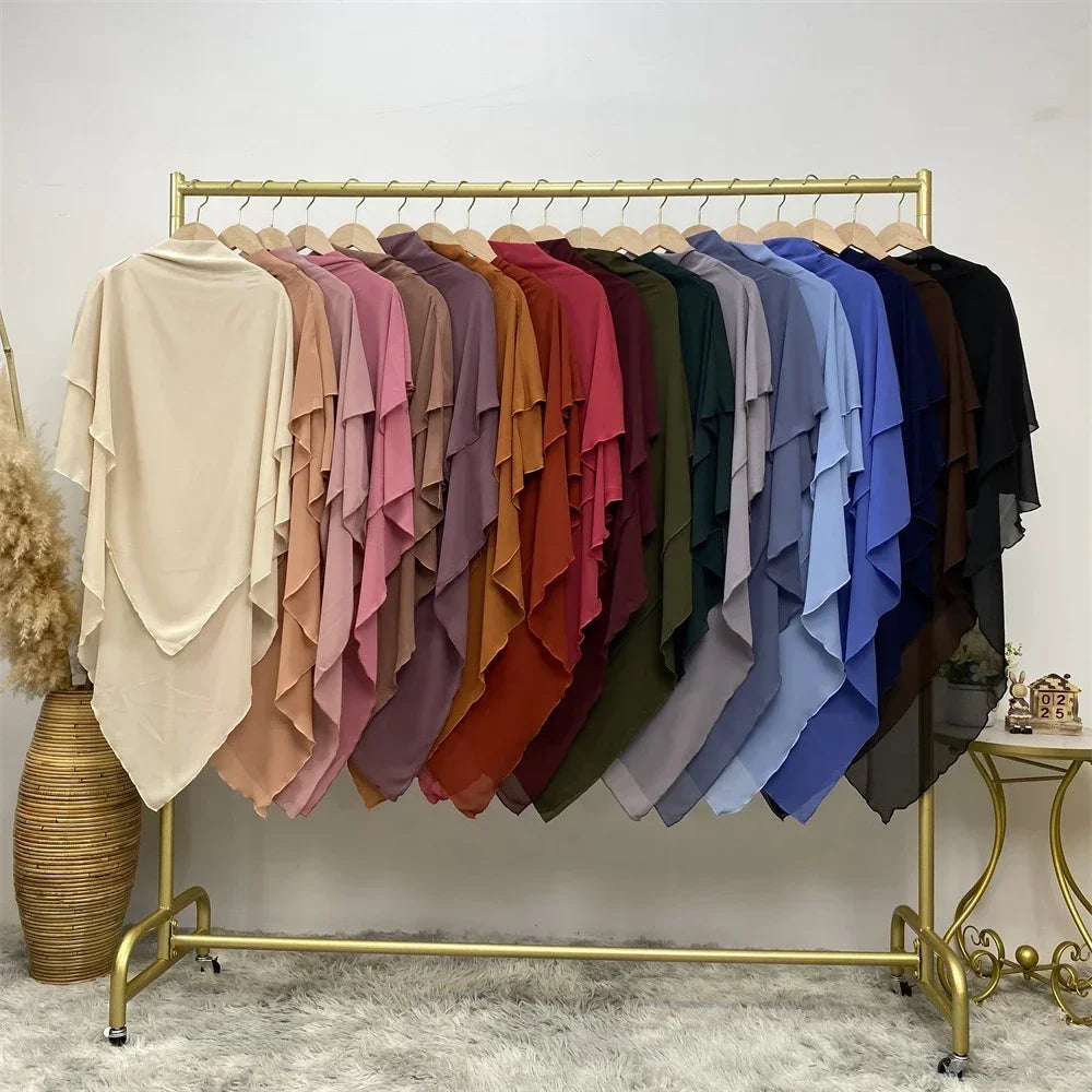 Two Layers Khimar / Instant Hijab KAMER