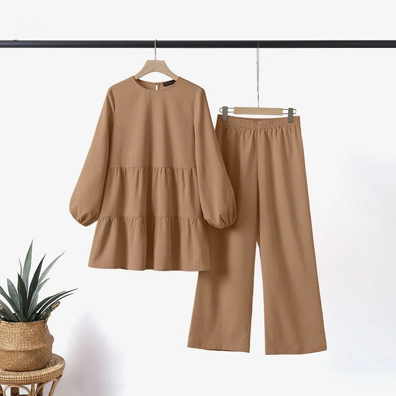 2 Piece Set Blouse & Pants YASIRA