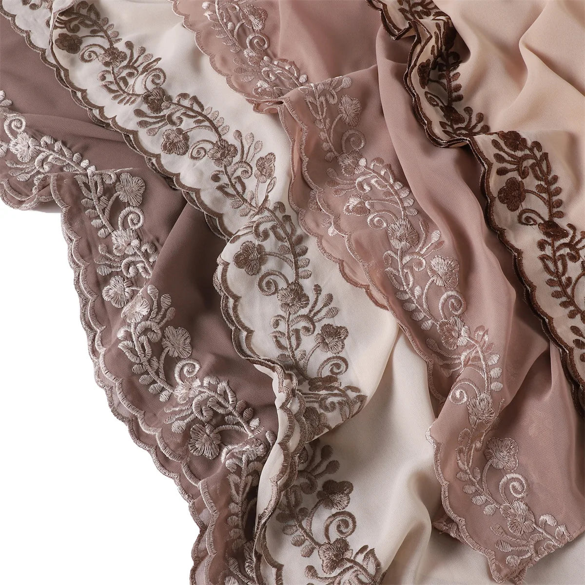 Hijab with Embroidery Lace ZAHRA