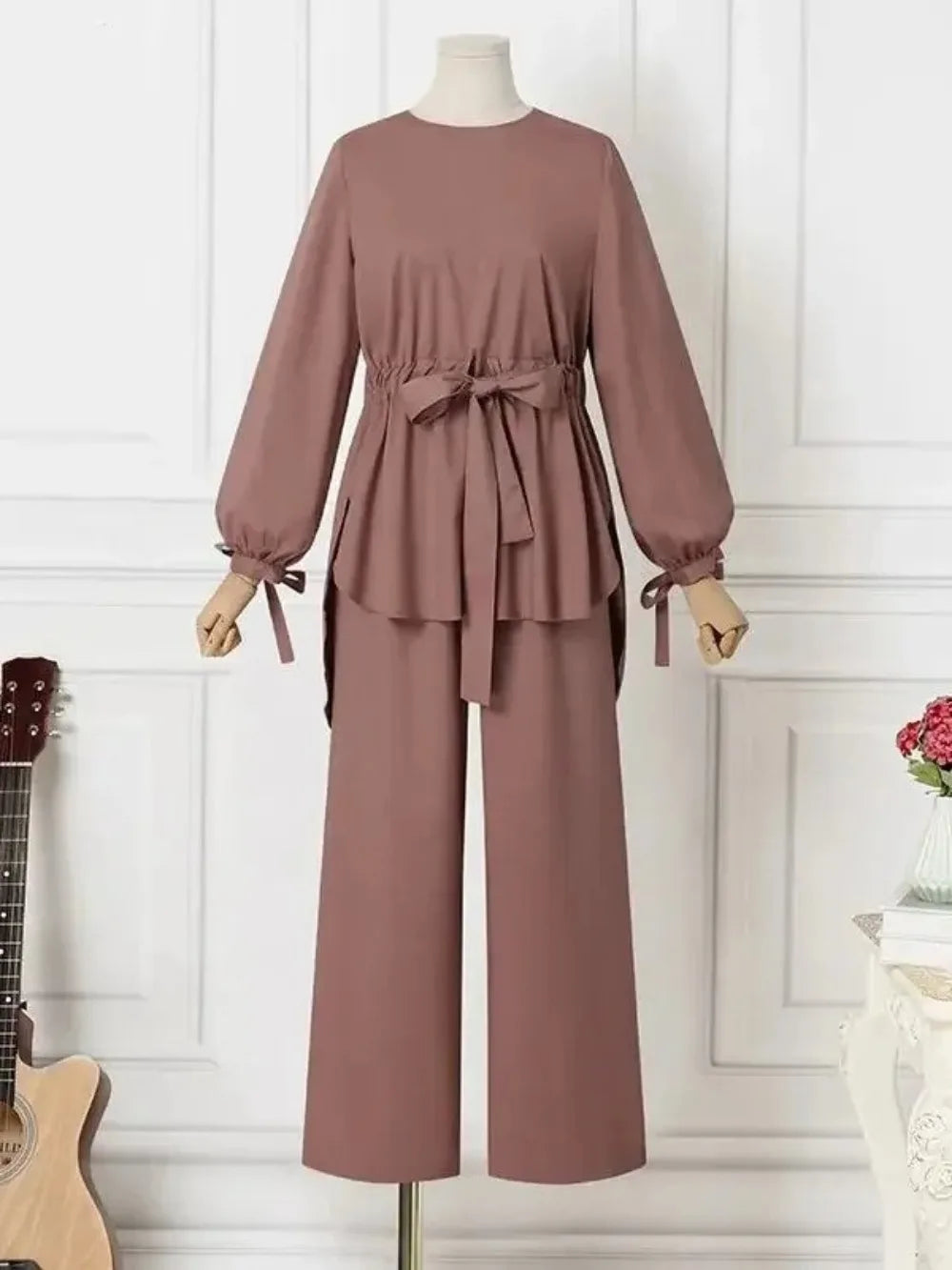 Set of 2 Blouse & Pants, MOON