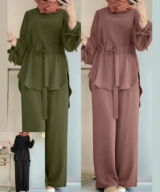 Set of 2 Blouse & Pants, MOON
