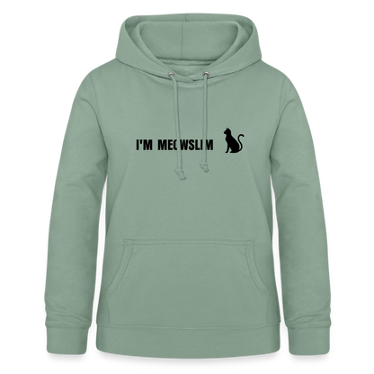 Women's Hoodie - steel green