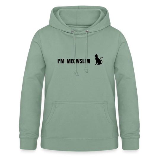Women's Hoodie - steel green
