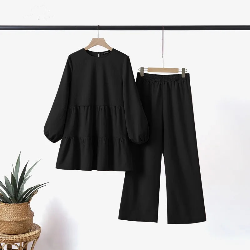 2 Piece Set Blouse & Pants YASIRA