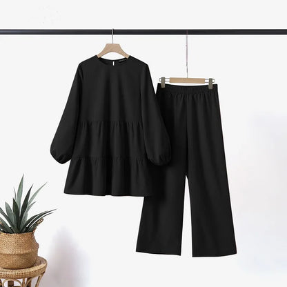 2 Piece Set Blouse & Pants YASIRA