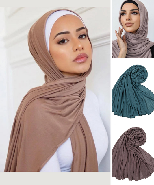 Cotton Jersey Hijab Stretchy SEYNA