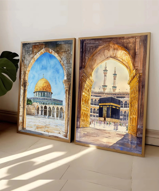 Poster ADIL (1. Masjid Al-Haram/ 2. Masjid An-Nabawi/ 3. Masjid Al-Aqsa)