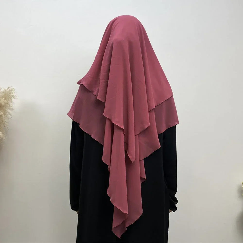 Two Layers Khimar / Instant Hijab KAMER
