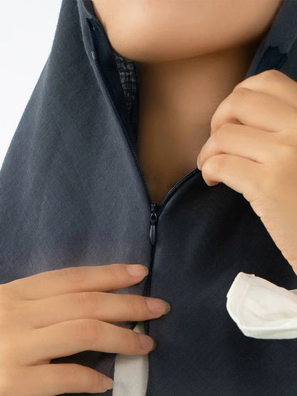 Instant Hijab With Zipper PURE