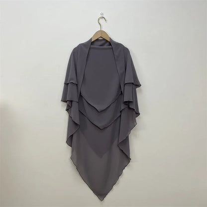Two Layers Khimar / Instant Hijab KAMER