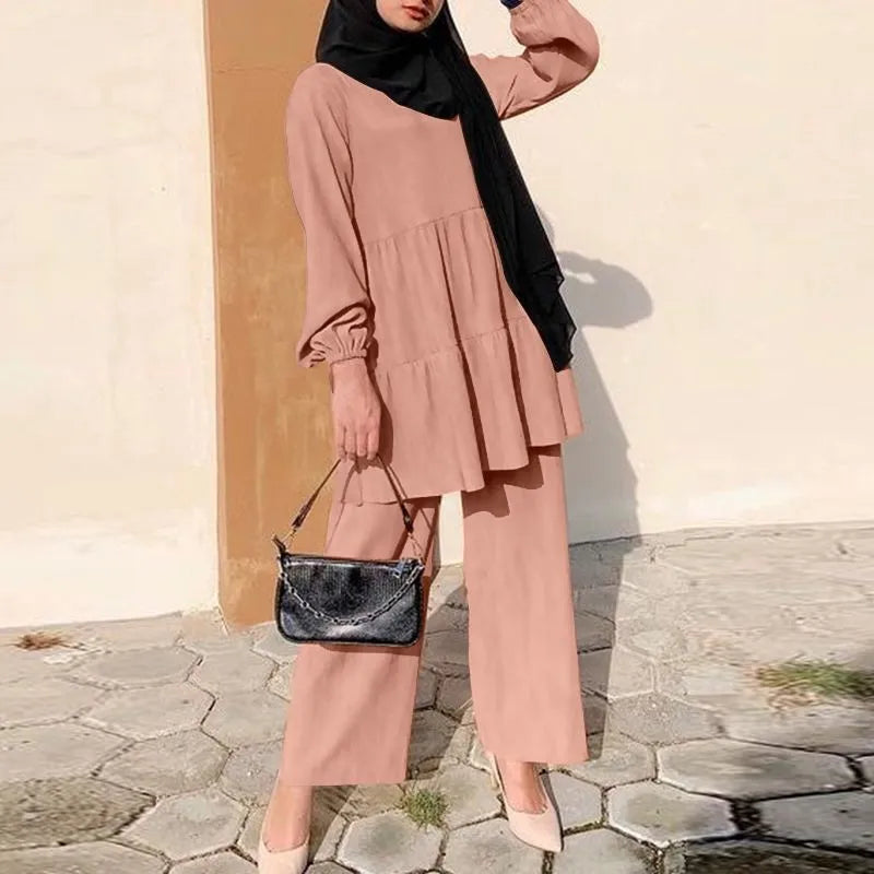 2 Piece Set Blouse & Pants YASIRA
