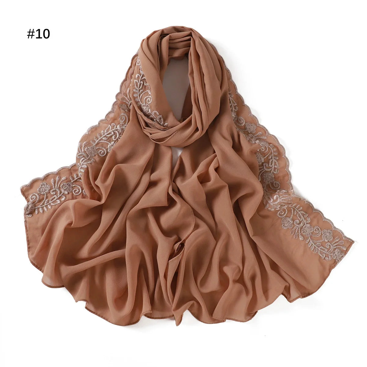 Hijab with Embroidery Lace ZAHRA