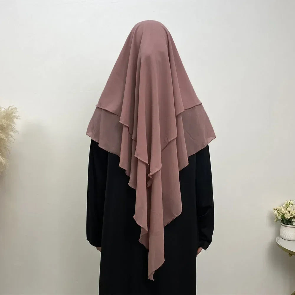Two Layers Khimar / Instant Hijab KAMER