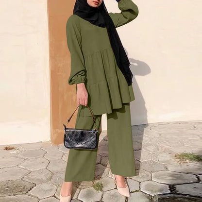 2 Piece Set Blouse & Pants YASIRA