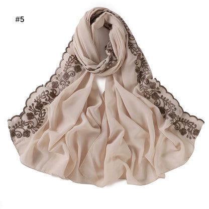 Hijab with Embroidery Lace ZAHRA