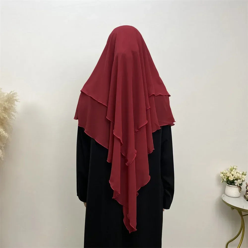 Two Layers Khimar / Instant Hijab KAMER