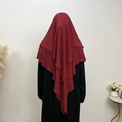 Two Layers Khimar / Instant Hijab KAMER